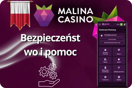 Bezpieczeństwo i pomoc Malina Casino