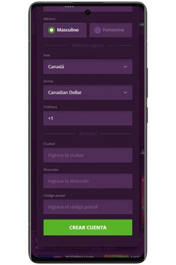 Datos de contacto y finalización