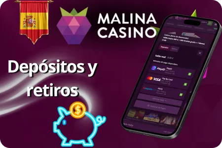 Depósitos y retiros Malina Casino