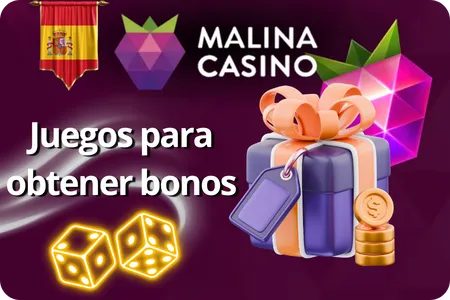Juegos para obtener bonos Malina Casino