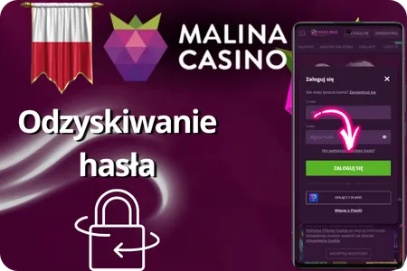 Odzyskiwanie hasła Malina Casino