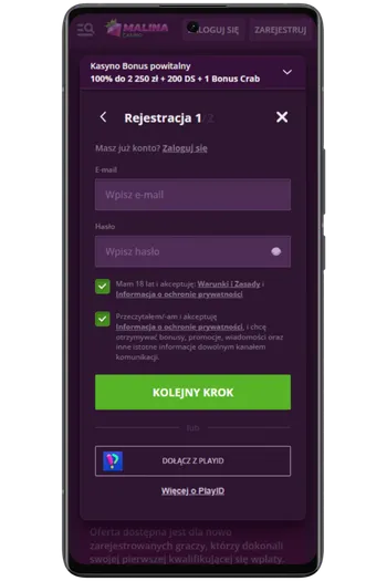 Utwórz konto