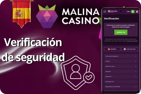 Verificación de seguridad Malina Casino