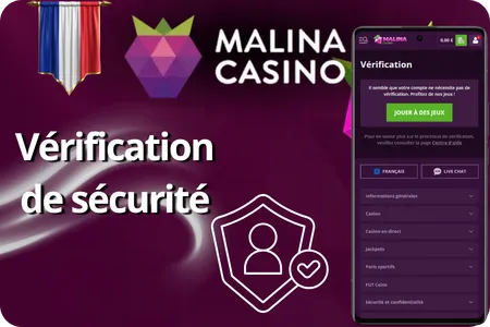Vérification de sécurité Malina Casino