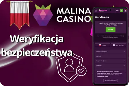 Weryfikacja bezpieczeństwa Malina Casino