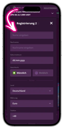 Malina Casino persönliche Daten Deutschland