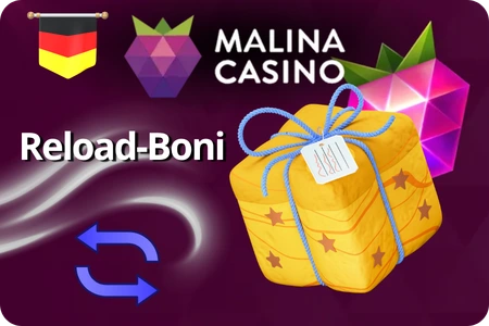 Malina Casino wöchentlicher Reload-Bonus Deutschland