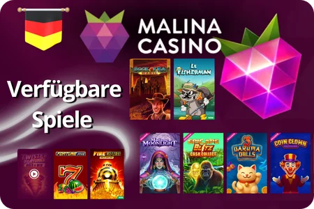 Malina Casino spiele-app Übersicht auf dem Handy